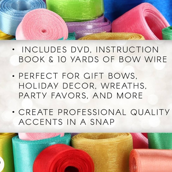 Bowdabra Bow Maker & Ribbons Bundle - Picture 8 of 13